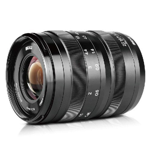 Meike MK-25mm F2.0 Canon M-vatting