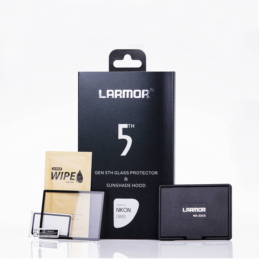 Larmor V screen protector Fujifilm GFX-50S/GFX-50R Screen + Shade