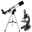 Byomic Beginners Microscope Set & Telescope in Case