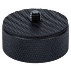 Caruba adapter screw 1/4"M 3/8"F with metal grip & rubber cover