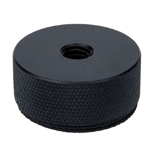 Caruba adapter screw 1/4"M 3/8"F with metal grip & rubber cover