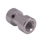 Caruba spigot adapter 1/4" female 3/8" female (28mm) aluminium