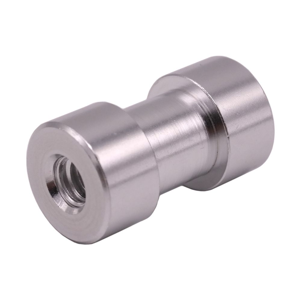 Caruba spigot adapter 1/4" female 3/8" female (28mm) aluminium