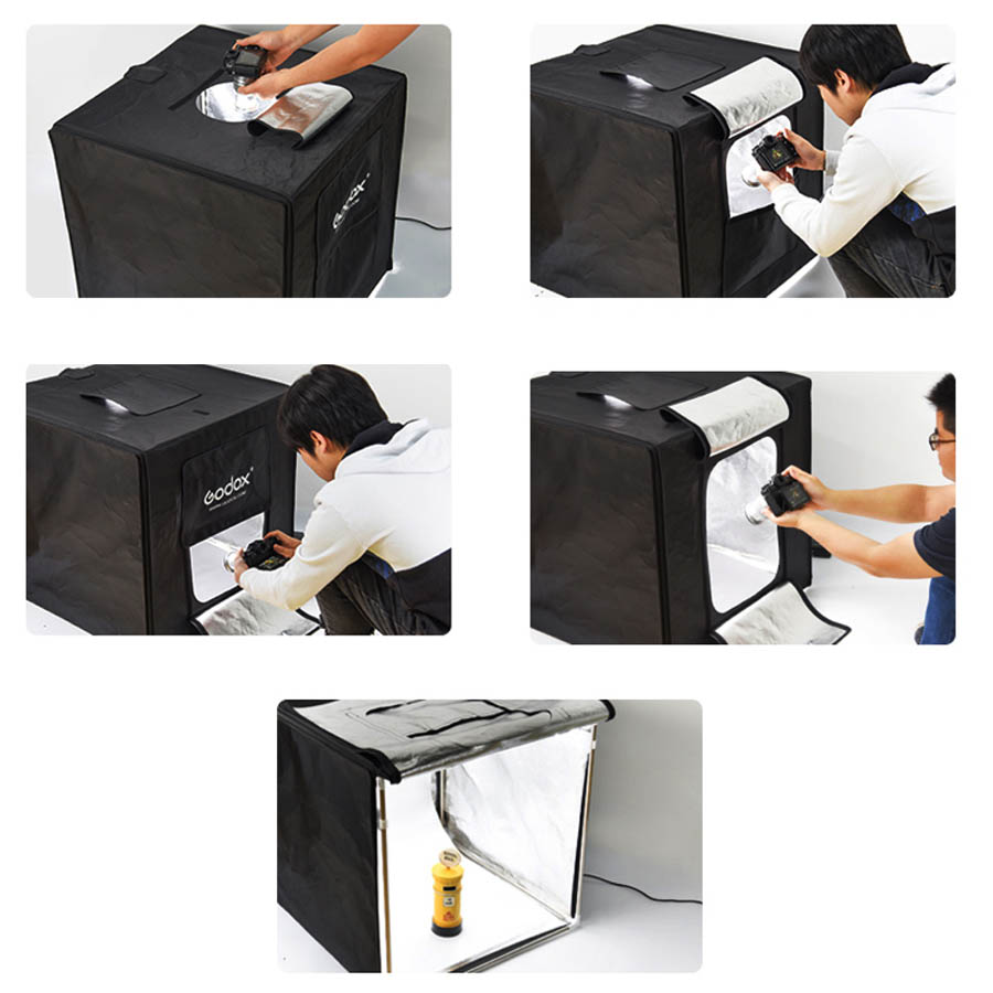 Godox Portable Triple Light LED Ministudio L40x40x40cm