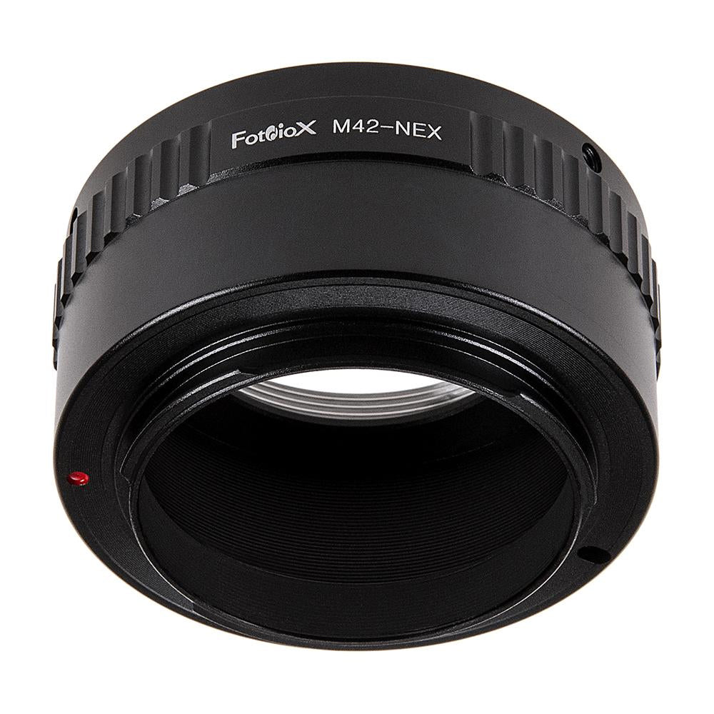 Fotodiox Lens Mount adapter - M42 Type 2 (42mm x1 Screw Mount) to Sony Alpha E-Mount (M42-SnyE-V2)