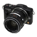 Fotodiox Lens Mount adapter - M42 Screw Mount SLR Lens to Micro Four Thirds (MFT, M4/3) Mount (M42-MFT)