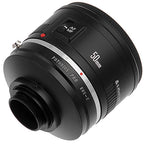 Fotodiox Pro Lens Mount adapter Canon EOS (EF / EF-S) D/SLR Lens to C-Mount (1" Screw Mount) Cine & CCTV (EOS-C-Pro)