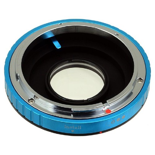 Fotodiox Pro Lens Mount adapter - Canon FD & FL 35mm SLR lens to Nikon F Mount (with Built-In Aperture Control Dial) (FD-NikF-Pro)