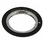 Fotodiox Pro Lens Mount adapter Contax/Yashica (CY) SLR Lens to Canon EOS (EF, EF-S) Mount (with Generation v10 Focus Confirmation Chip) (CY-EOS-Pro-FC10)