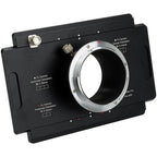 Fotodiox Pro Lens Mount adapter, Fujifilm G-Mount GFX Back to Large Format 4x5 View Cameras with a Graflok Rear Standard (with Shift / Stitch Adapter) (4x5-GFX-Pro)