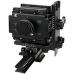 Fotodiox Pro Lens Mount adapter, Fujifilm G-Mount GFX Back to Large Format 4x5 View Cameras with a Graflok Rear Standard (with Shift / Stitch Adapter) (4x5-GFX-Pro)