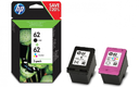 HP 62 Ink Cartridge Combo 2Pack Blk / Colour