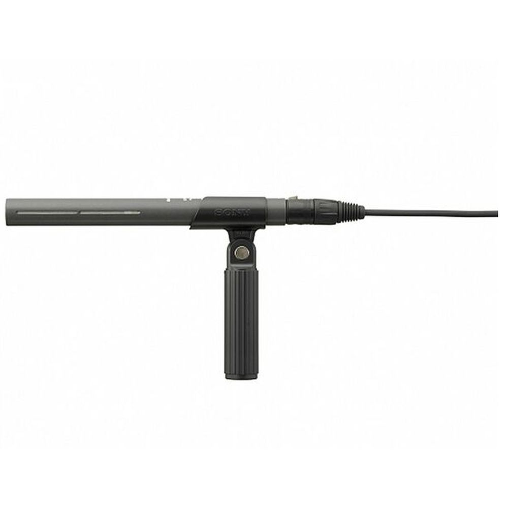 Sony Electret Condenser short shotgun microphone, super-cardioid (ECM-673)