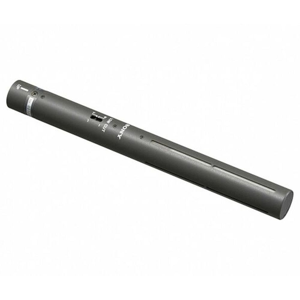 Sony Electret Condenser short shotgun microphone, super-cardioid (ECM-673)