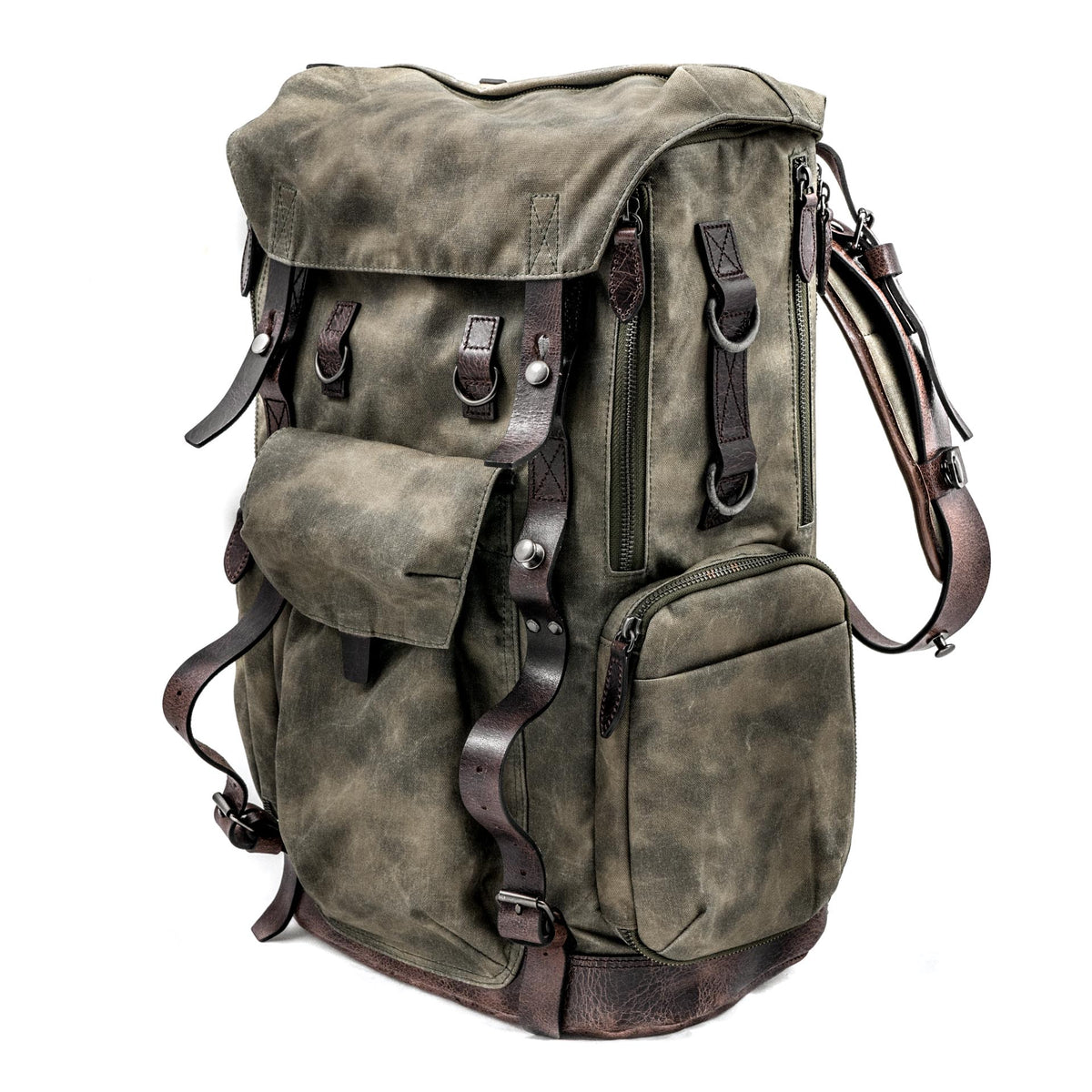 Wotancraft Commander Backpack Army Green