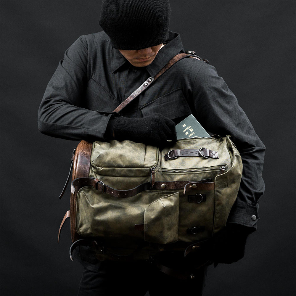 Wotancraft Commander Backpack Army Green