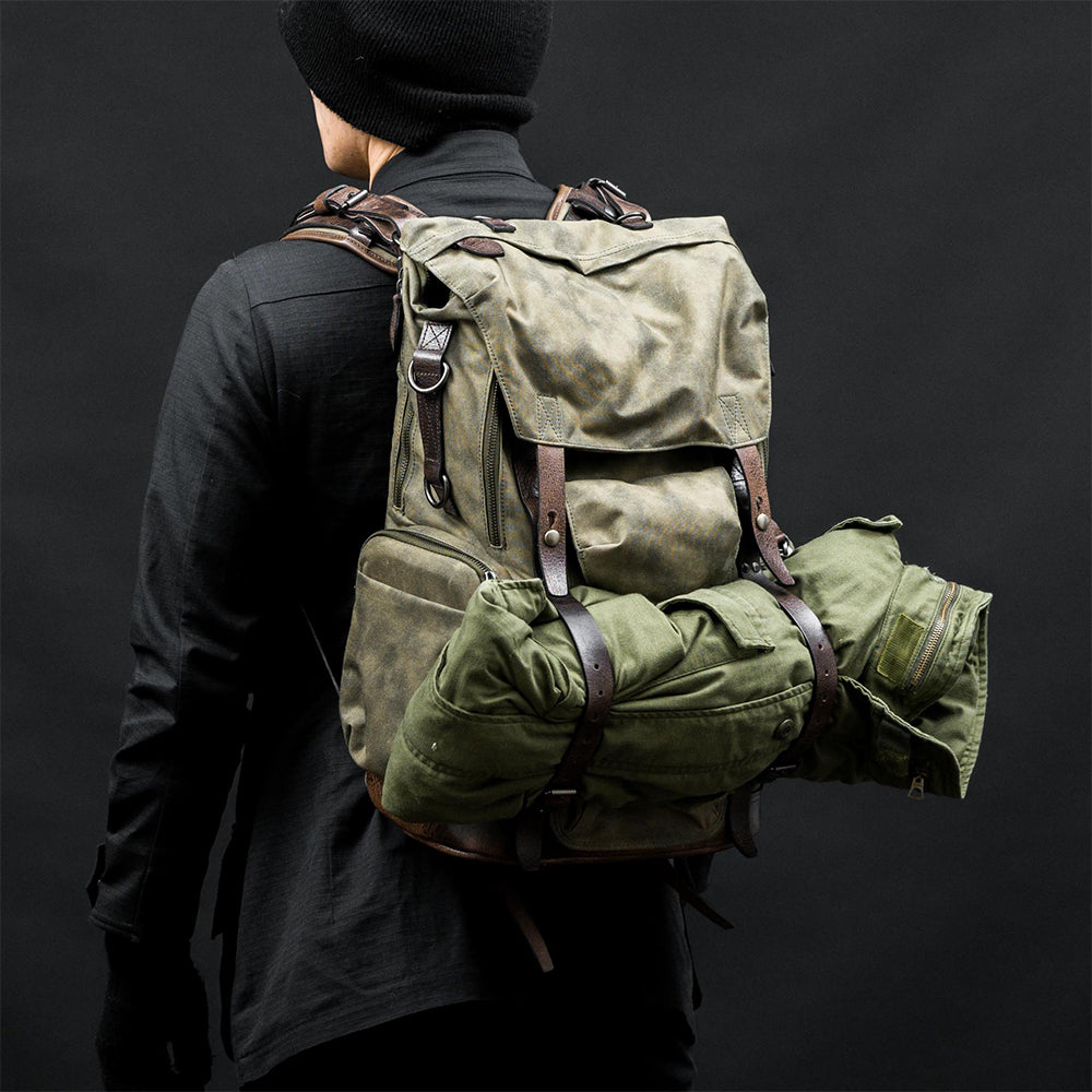 Wotancraft Commander Backpack Army Green