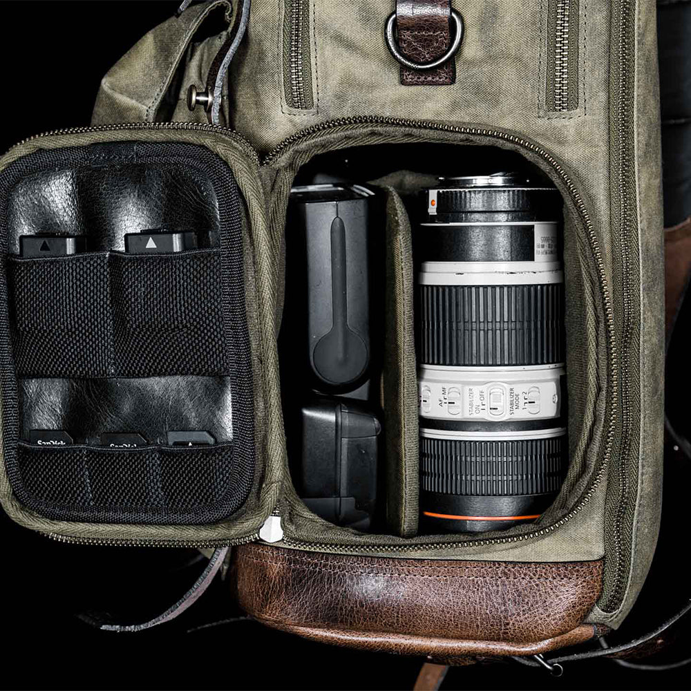 Wotancraft Commander Backpack Army Green