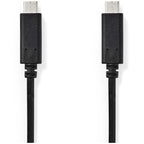 Nedis USB 3.1 Cable (Gen1) Type C Male Type C Male 1.0 m Black