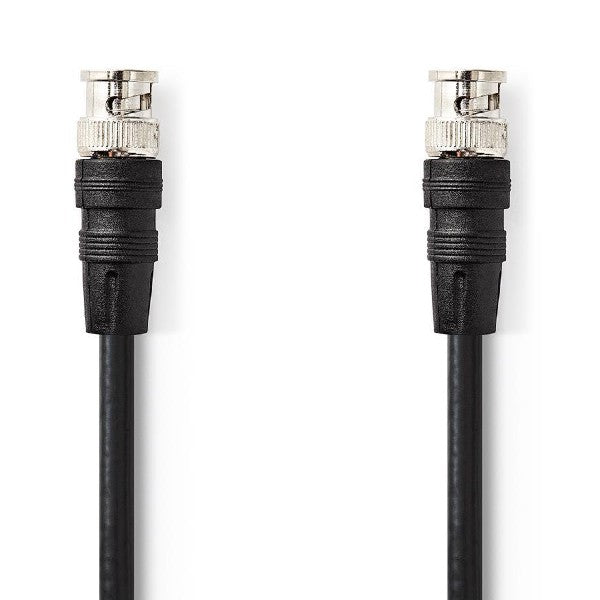 Nedis BNC Videocable BNC Male BNC Male 1,0 m Black