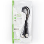 Nedis BNC Videocable BNC Male BNC Male 1,0 m Black