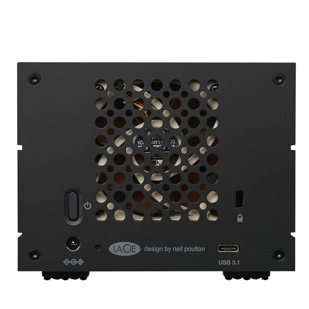 LACIE 2big RAID 8TB Thunderbolt 3 USB-C 3.5inch hot swappable IronWolf Pro drives 7.2rpm + 5 year data recovery
