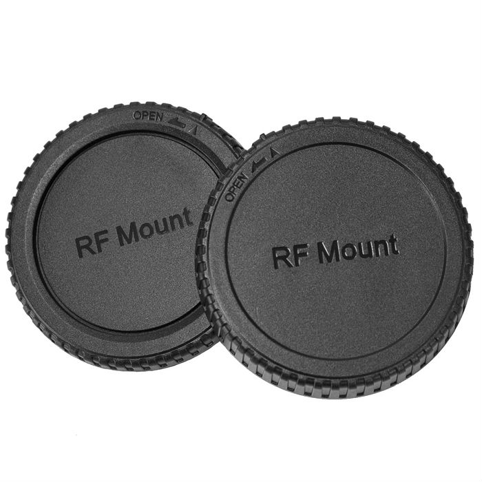 Caruba Rear Lens and Body Cap for Canon EOS R.