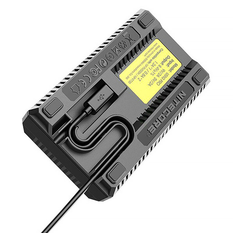 Nitecore USN3 Pro Double Charger for Sony NP F Series