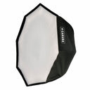 Caruba Quick Assembly Matte Silver Round Softbox 95cm
