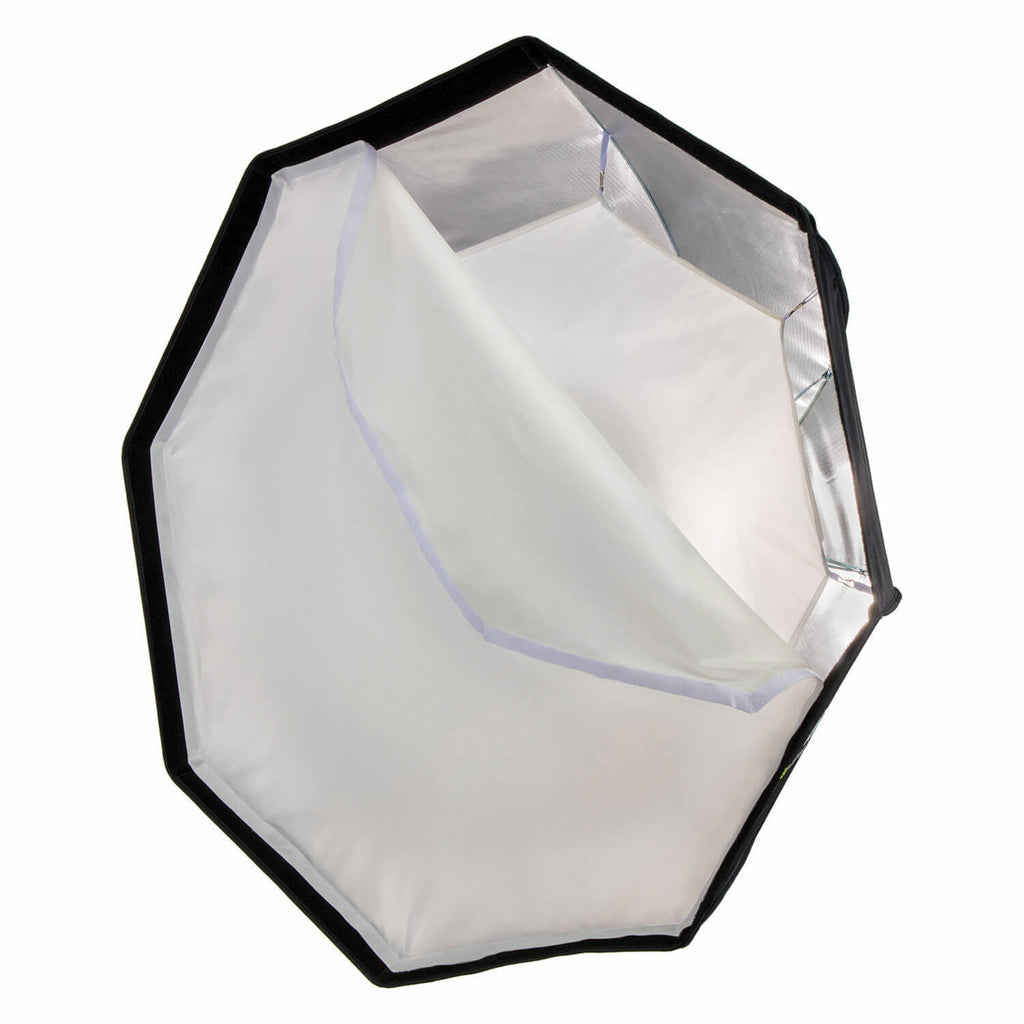 Caruba Quick Assembly Matte Silver Round Softbox 95cm