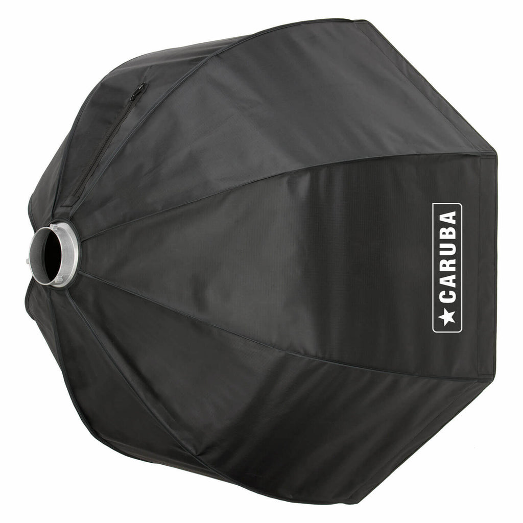 Caruba Quick Assembly Matte Silver Round Softbox 95cm