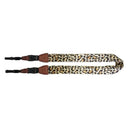 GGS SCS-02 silk scarf camera strap leopard print