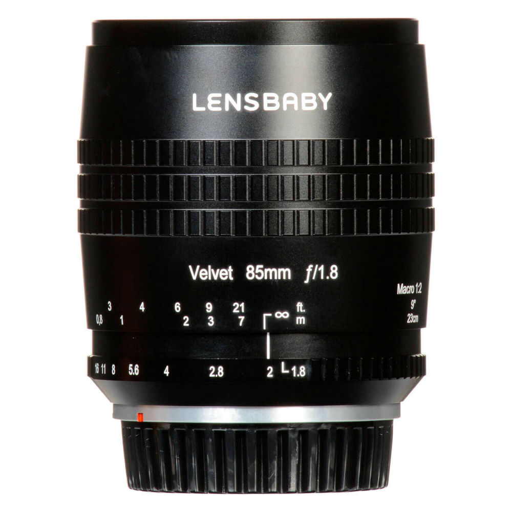 LensBaby Velvet 85 Black Canon RF