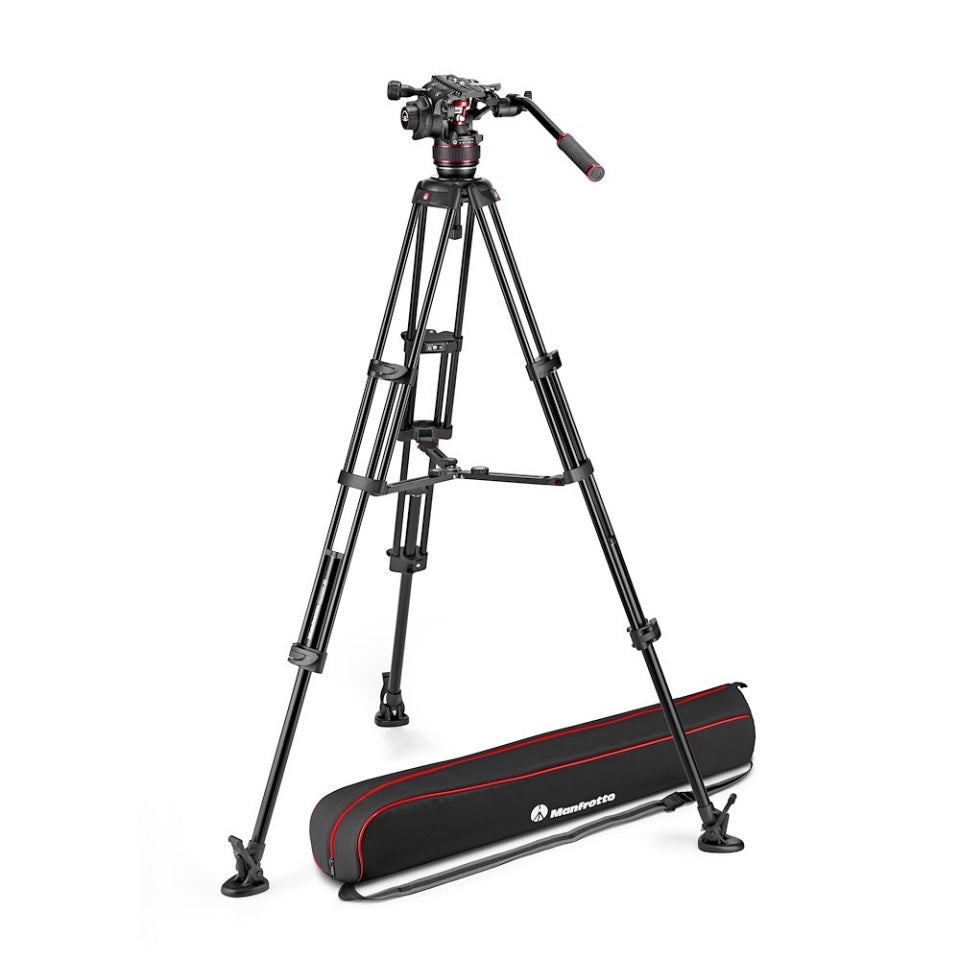 Manfrotto MVK608TWINMA Alu Twin Leg MS tripod + Nitrotech 608 Video head