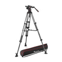 Manfrotto MVK612TWINMC Nitrotech 612 Video head + carbon Twin Leg tripod kit