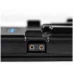Indigo V-mount plate for Blackmagic pocket cinema camera 4K and 6K with 15mm rod system (16")