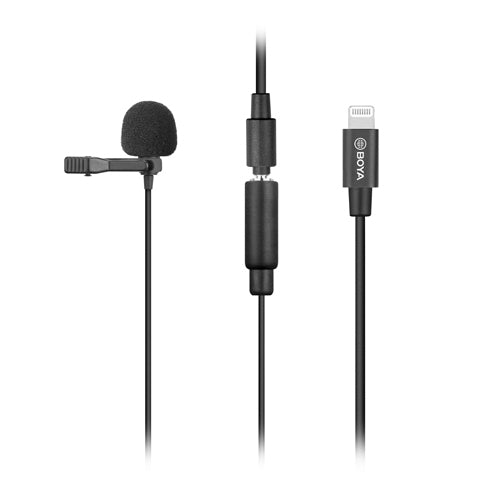 Boya BY-M2 lapel microphone for iOS devices
