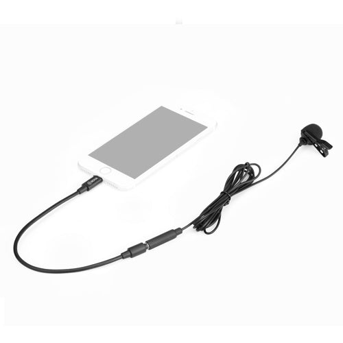 Boya BY-M2 lapel microphone for iOS devices