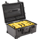 Peli™ 1564 Protective case Black with Divider set