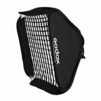 Godox S2 type Bracket Bowens + Softbox 60x60cm + Grid