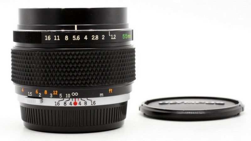 Olympus OM Zuiko Auto-s 55mm F/1.2 occasion