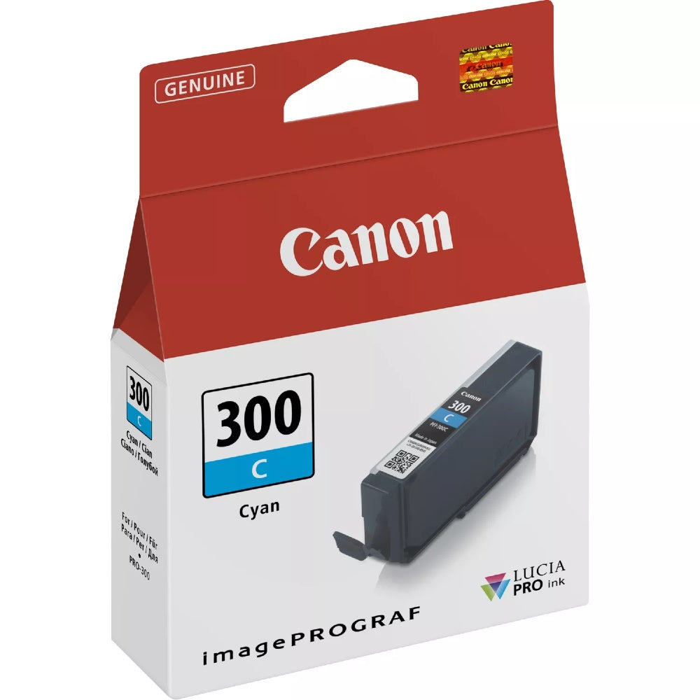 Canon PFI-300 Cyan ink cartridge