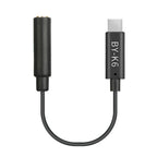 Boya BY-K6 3.5mm TRS audio adapter for DJI OSMO Pocket