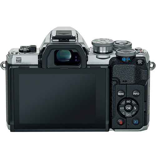 Olympus OM-D E-M10 Mark IV System Camera in silver + 14-42mm EZ Lens i