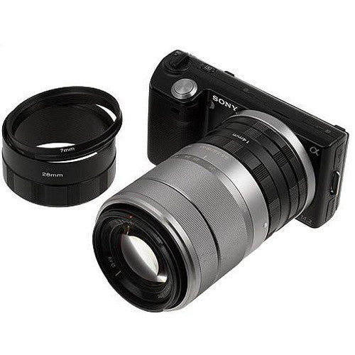Fotodiox Macro Extension tube set for Sony E-mount (Macro-Tube-SnyE)