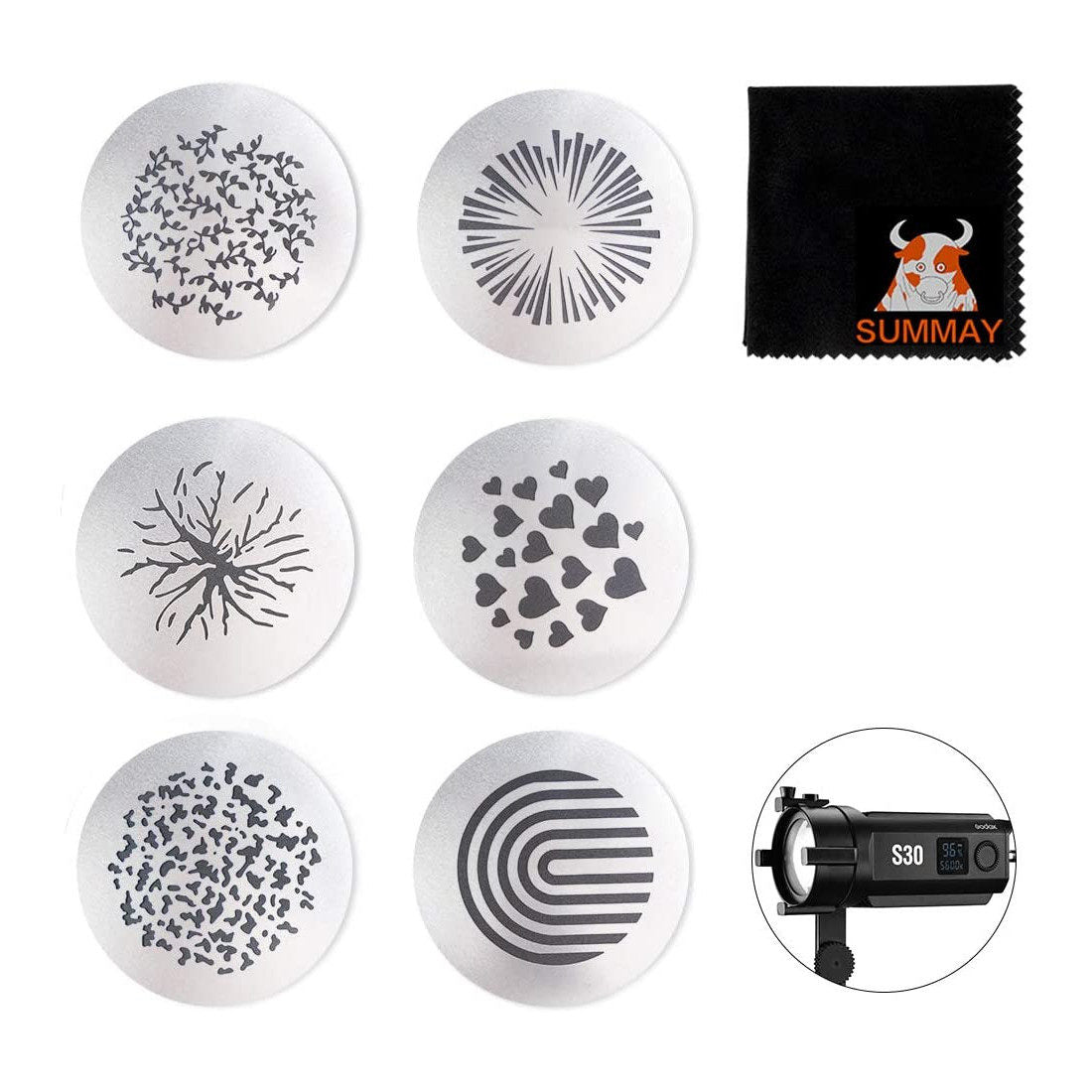 Godox Gobo Set SA-09-002