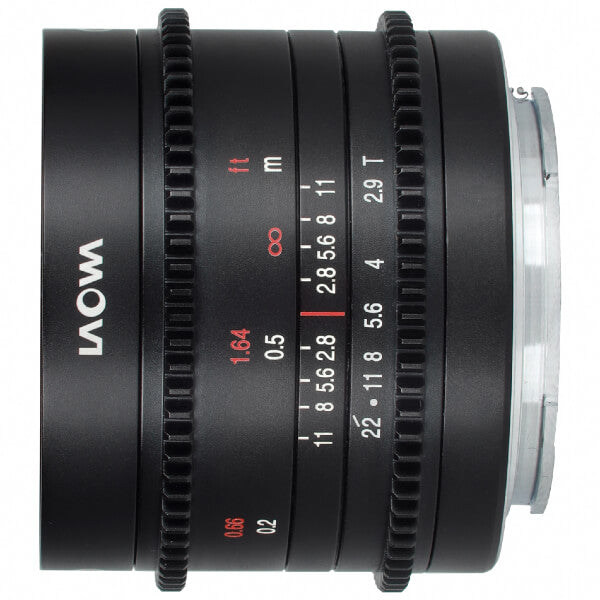 Laowa 9mm t/2.9 ZERO-D Cine Lens - MFT