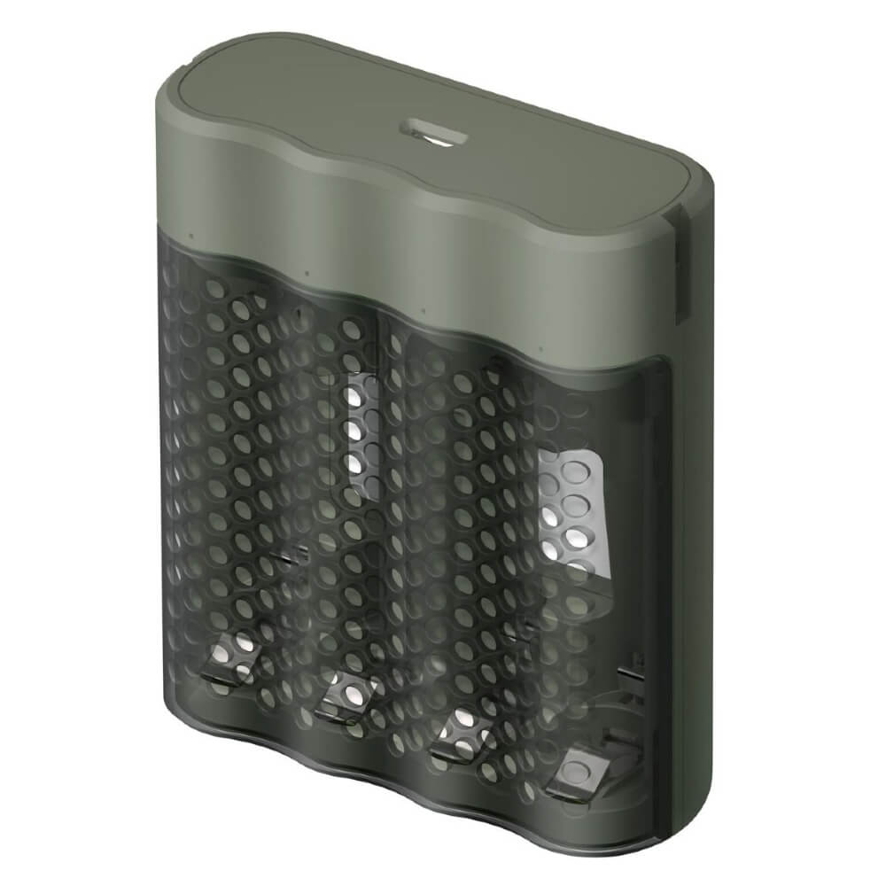 GP M451 USB battery charger + 4x ReCyko AA 2600mAh batteries + docking station