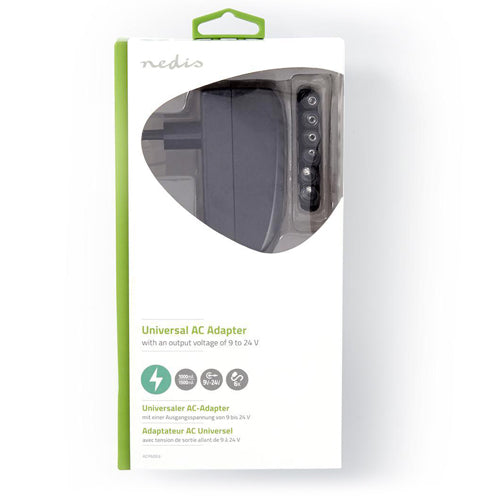 Nedis Universal Power Adapter 9.0-24V DC, 1.0-1.5A, 24W