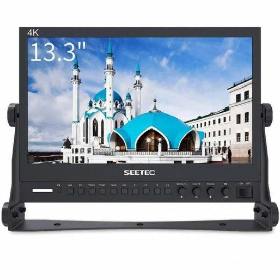 Feelworld Seetec 13.3 "Aluminum Design IPS 1920 × 1080 Pro Broadcast LCD Monitor with 3G-SDI HDMI AV